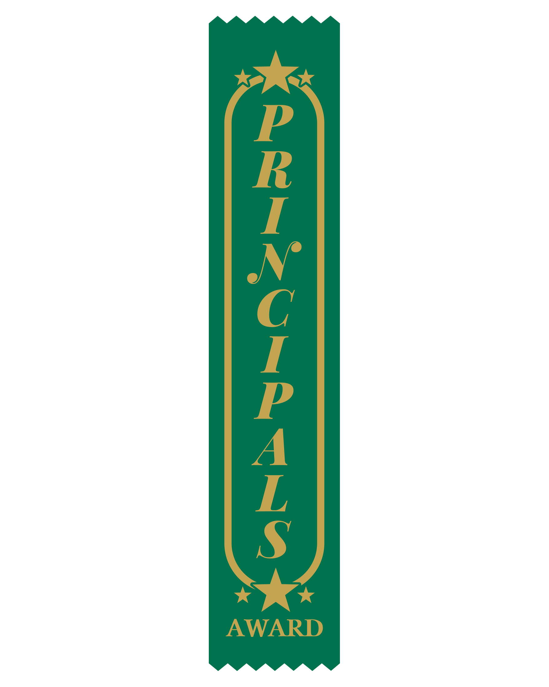 SR36G Principals Award Satin Ribbon Green