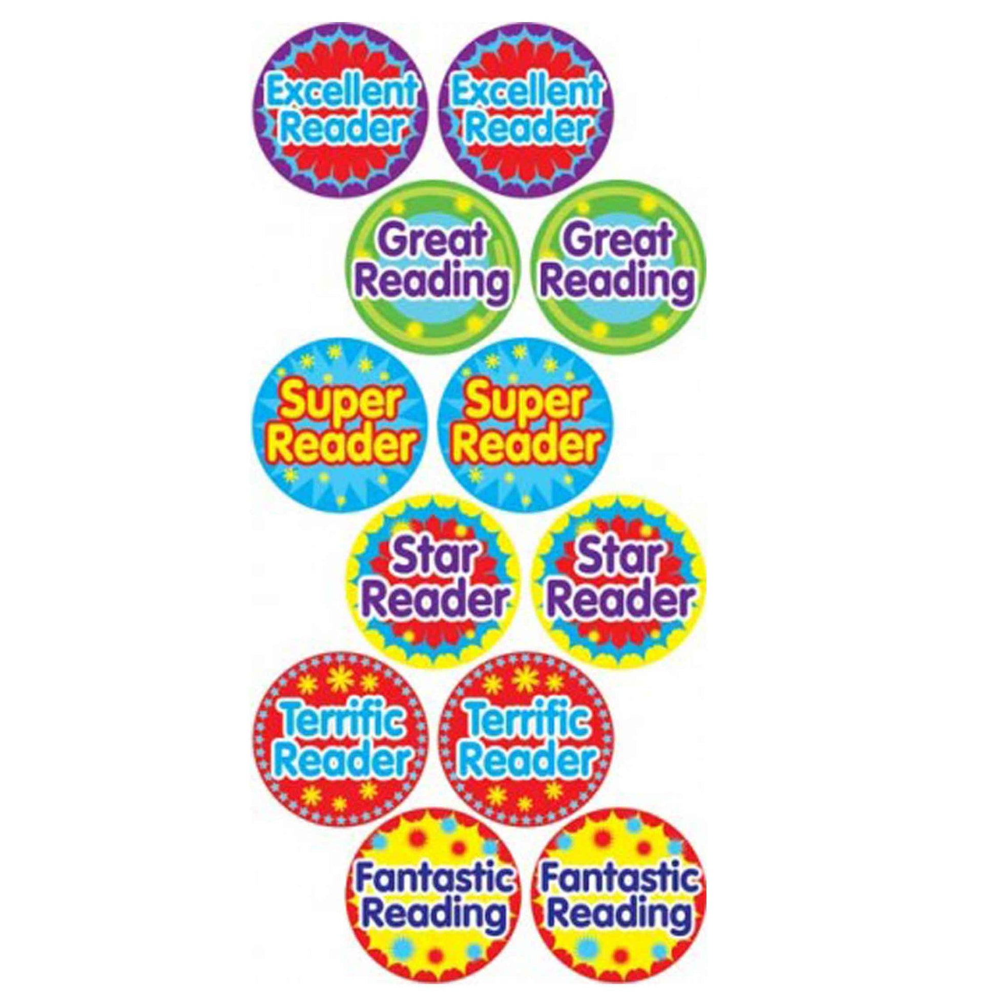 Reading Stickers Multipack