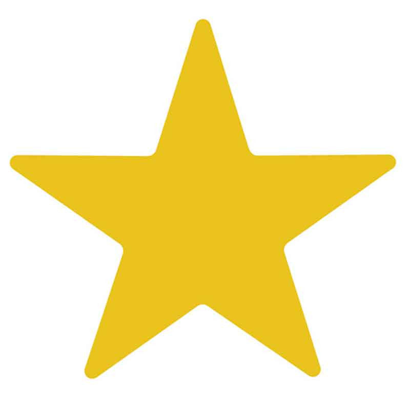 #333 Gold Metallic Star