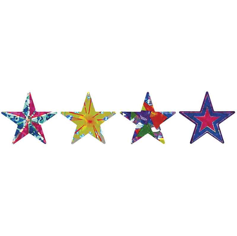 Holoprism Patterned Star Multipack