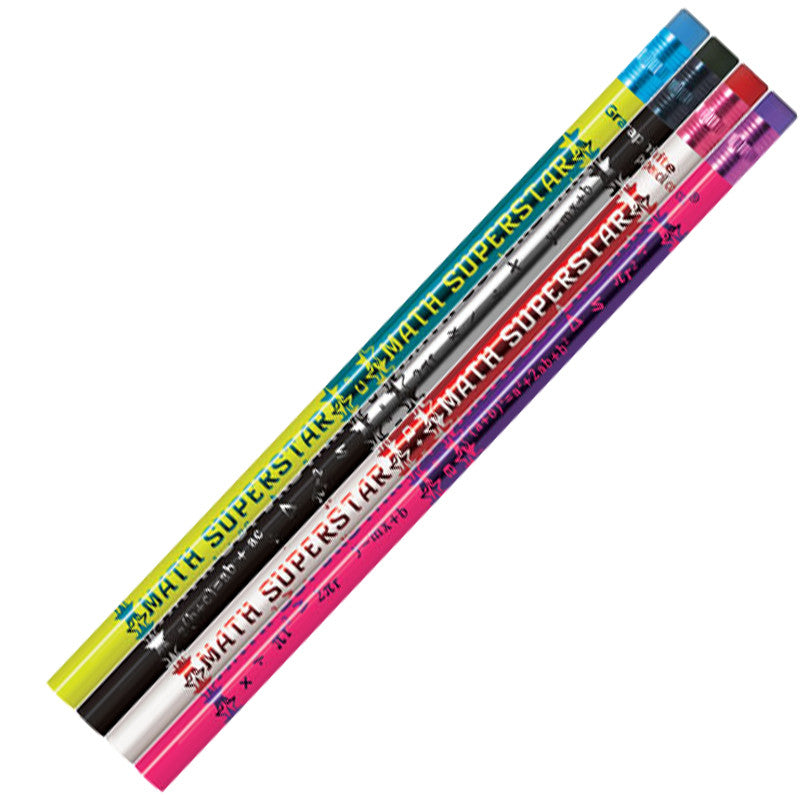 #P551 / #P552 Maths Superstar Metallic Lead Pencils