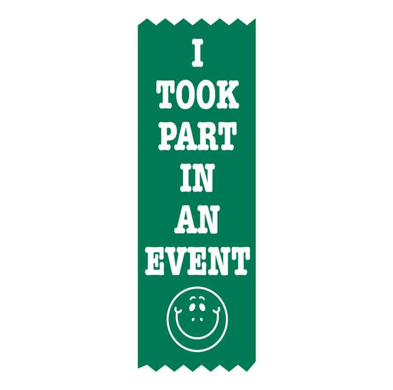 I Took Part in an Event Vinyl Ribbon